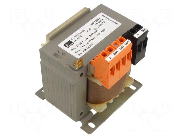 BLOCK Transformer: isolating | 100VA |