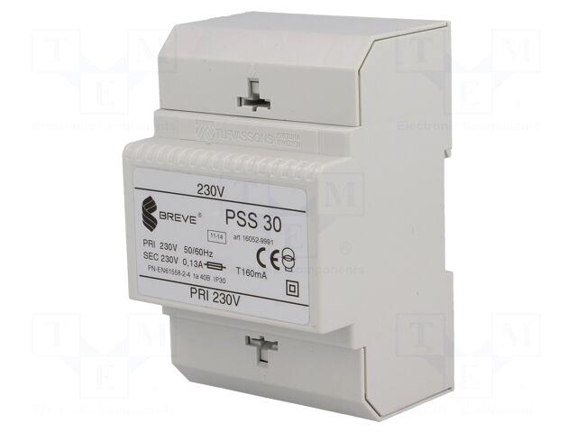 BREVE TUFVASSONS Transformer: mains | 30VA