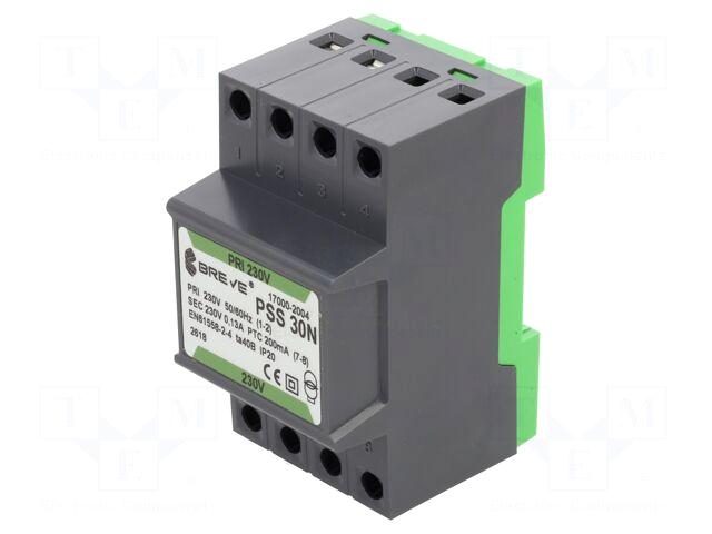 BREVE TUFVASSONS Transformer: mains | 30VA
