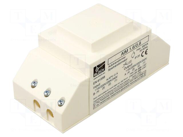 BLOCK Autotransformer: tapped | 115VAC,220VAC