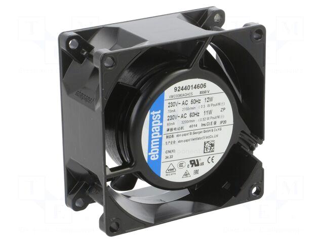 EBM-PAPST Fan: AC | 80x80x38mm |