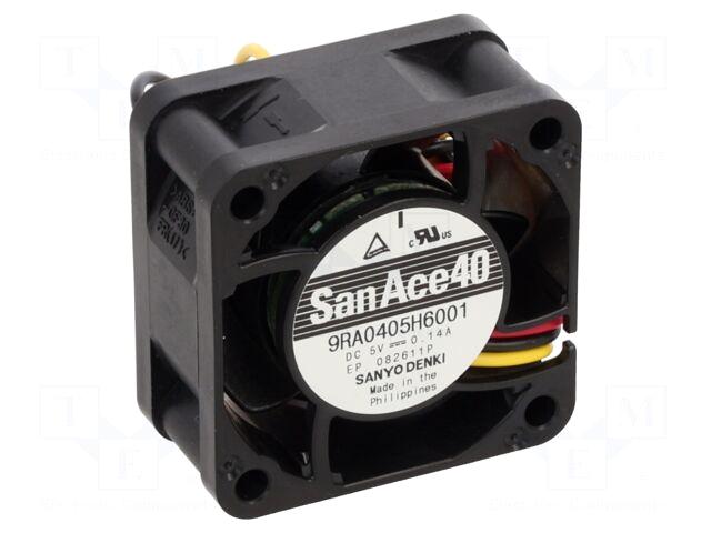 SANYO DENKI Fan: DC | 40x40x20mm
