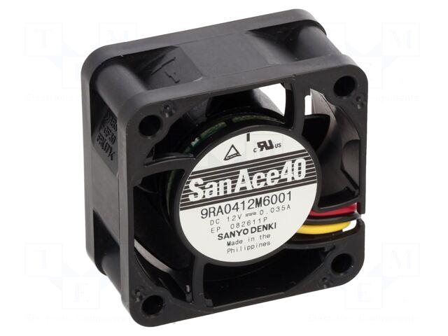 SANYO DENKI Fan: DC | 40x40x20mm