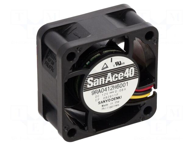 SANYO DENKI Fan: DC | 40x40x20mm