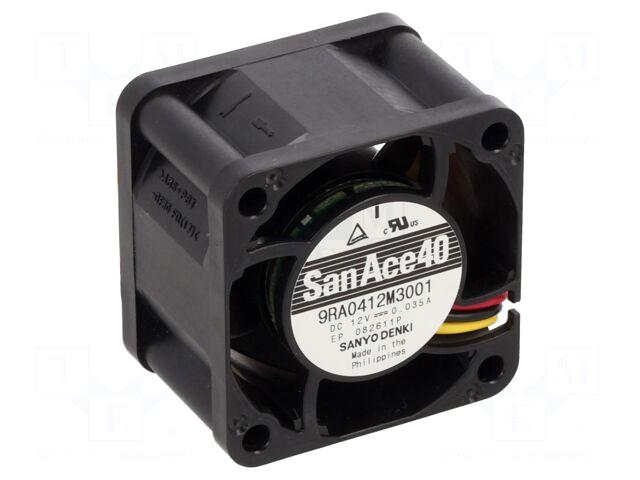 SANYO DENKI Fan: DC | 40x40x28mm