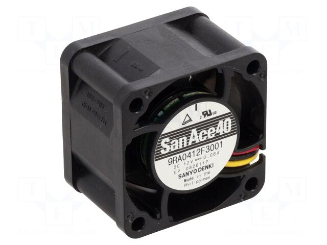 SANYO DENKI Fan: DC | 40x40x28mm