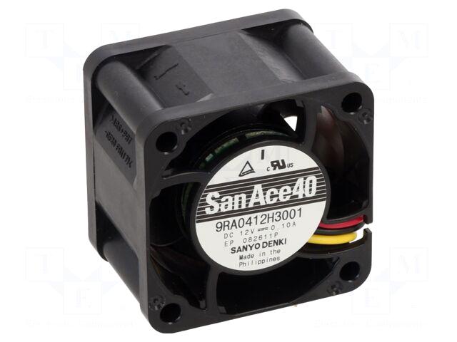 SANYO DENKI Fan: DC | 40x40x28mm