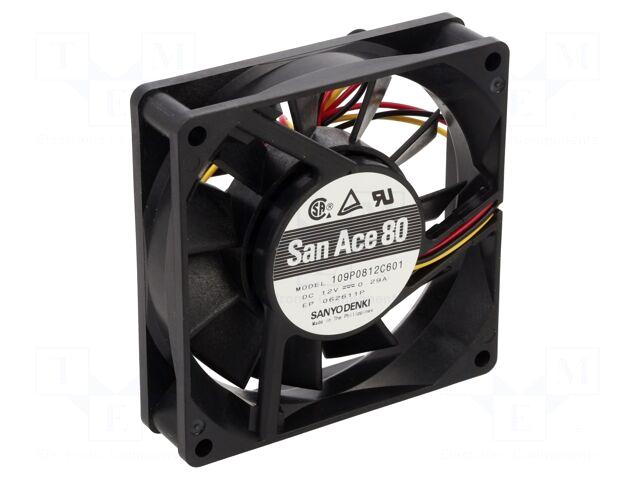SANYO DENKI Fan: DC | 80x80x20mm