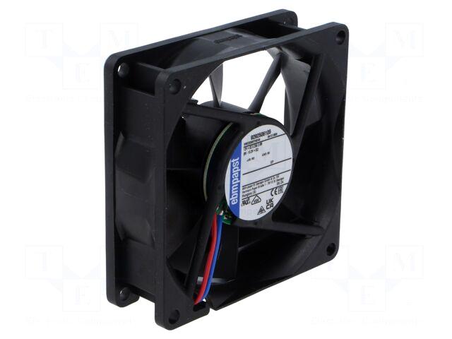 EBM-PAPST Fan: DC | 80x80x25.4mm