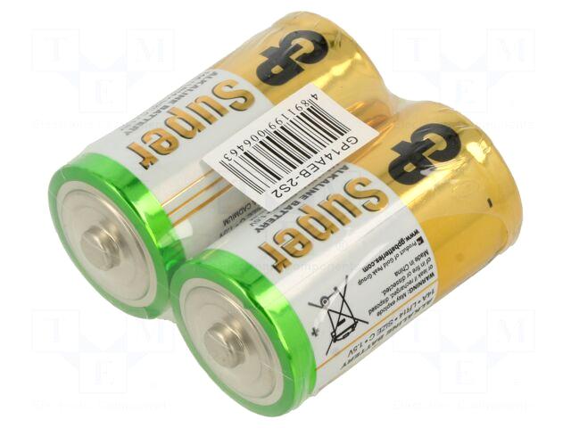 GP Battery: alkaline | C |