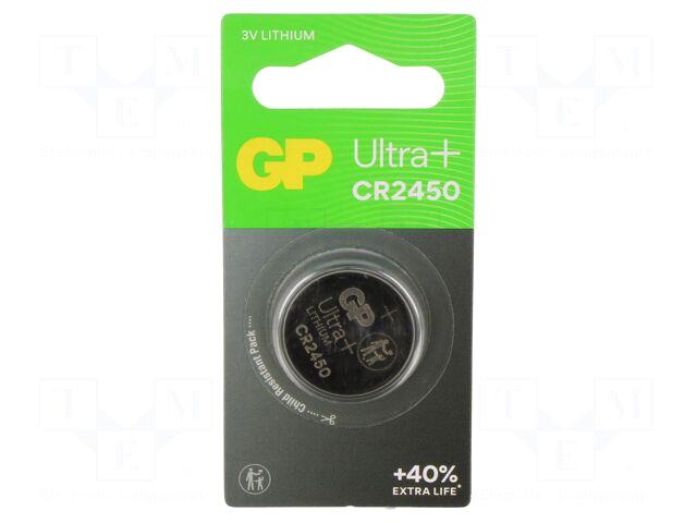 GP Battery: lithium | CR2450 |