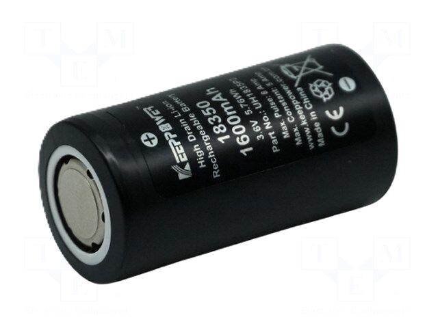 KEEPPOWER Re-battery: Li-Ion | 18350 |