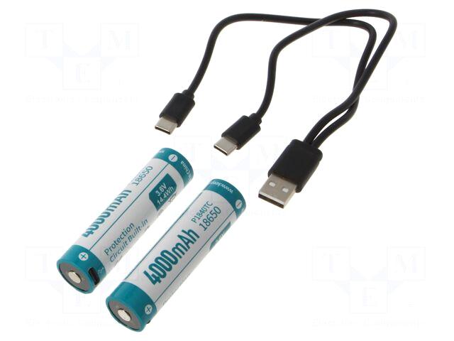 KEEPPOWER Re-battery: Li-Ion | 18650,MR18650