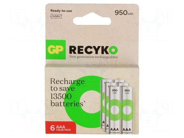 GP Re-battery: Ni-MH | AAA,R3
