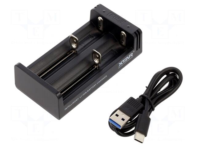 XTAR Charger: microprocessor-based | Li-Ion |