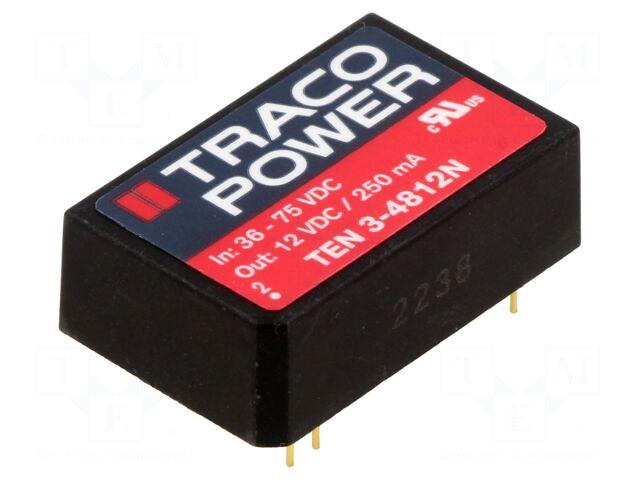 TRACO POWER Converter: DC/DC | 3W