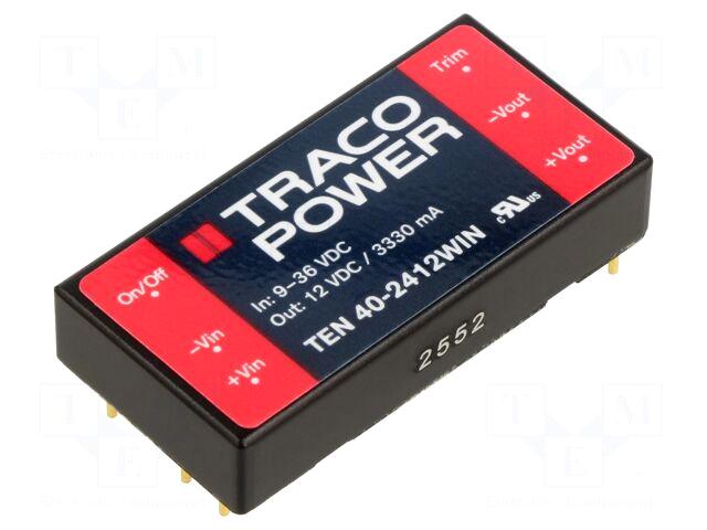 TRACO POWER Converter: DC/DC | 40W