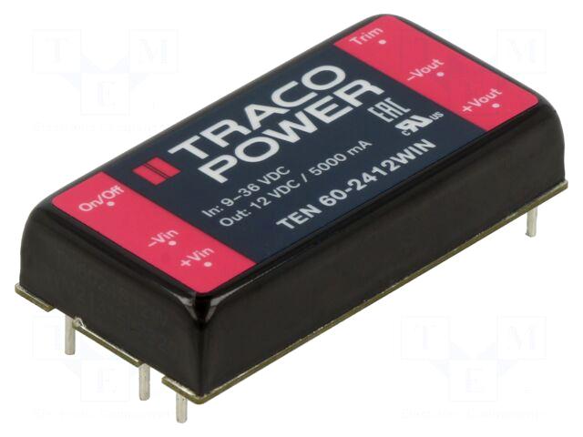TRACO POWER Converter: DC/DC | 60W