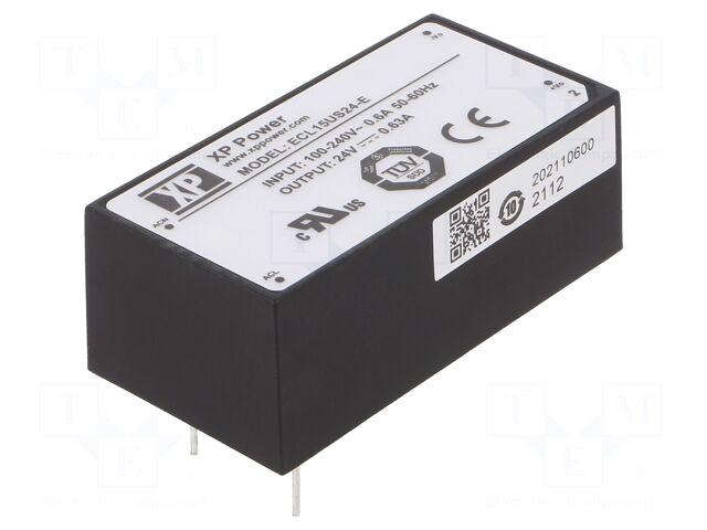 XP POWER Converter: AC/DC | 15W