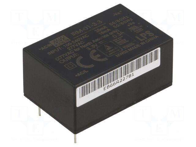 MEAN WELL Converter: AC/DC | 1W