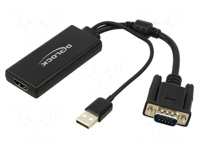 DELOCK Adapter | D-Sub 15pin plug