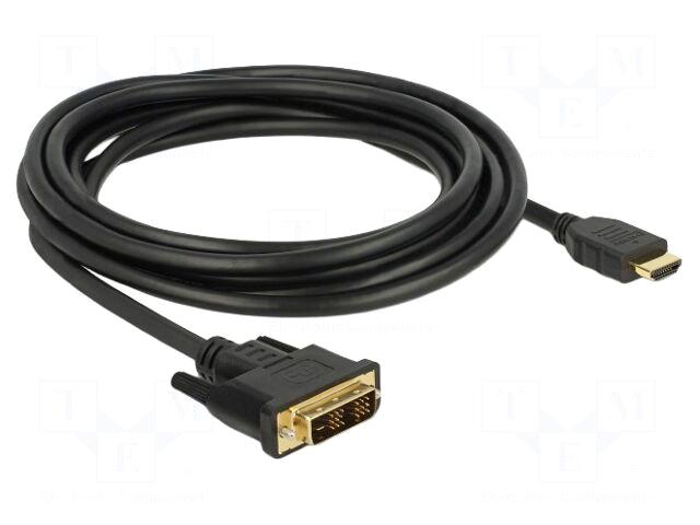 DELOCK Cable | DVI-D (18+1) plug