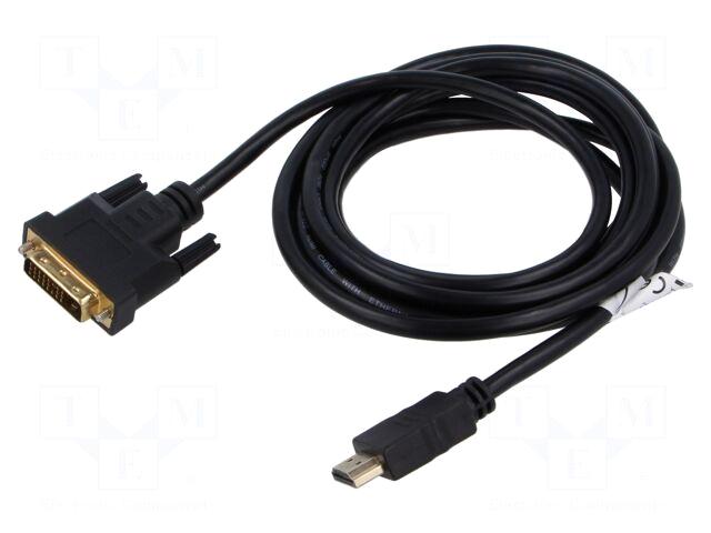 LANBERG Cable | DVI-D (24+1) plug