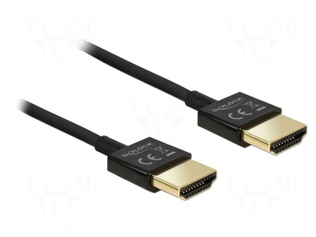 DELOCK Cable | HDMI plug,both