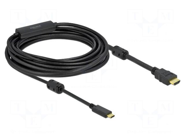 DELOCK Cable | HDMI plug,USB