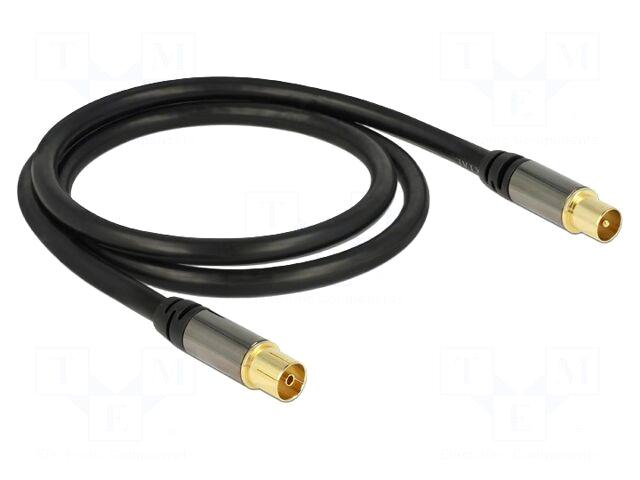 DELOCK Cable | 1m | coaxial