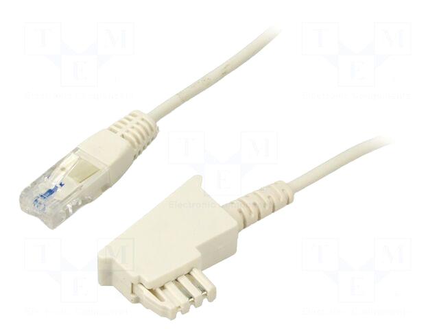 Goobay Cable: telephone | RJ45 plug