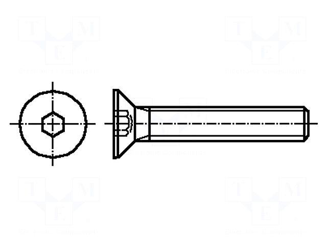 BOSSARD Screw | M6 | M6x20
