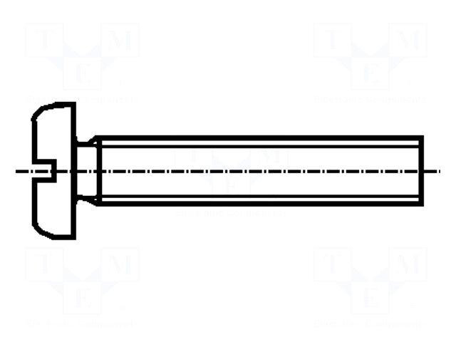 BOSSARD Screw | M3x8 | DIN: