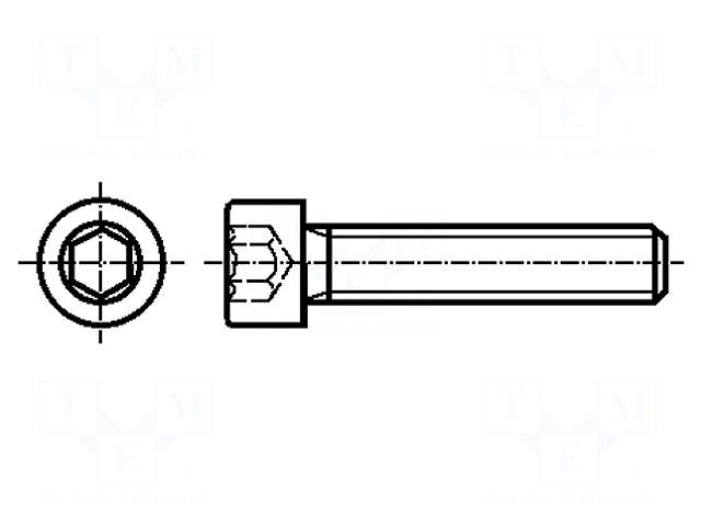BOSSARD Screw | M4 | M4x6