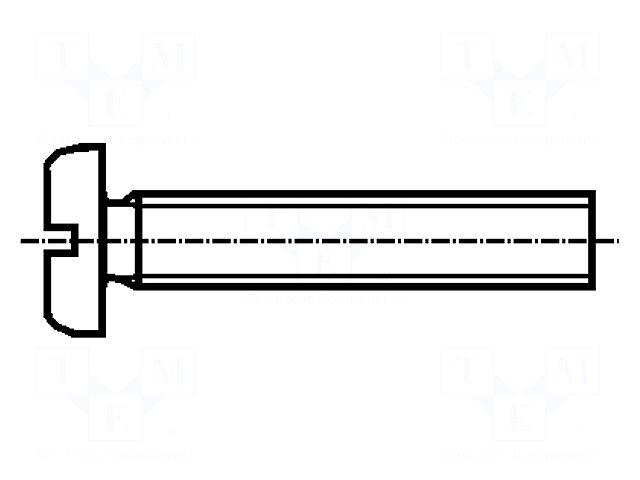 BOSSARD Screw | M5x40 | DIN: