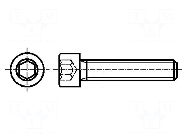 ELESA+GANTER Screw | M10 | M10x16