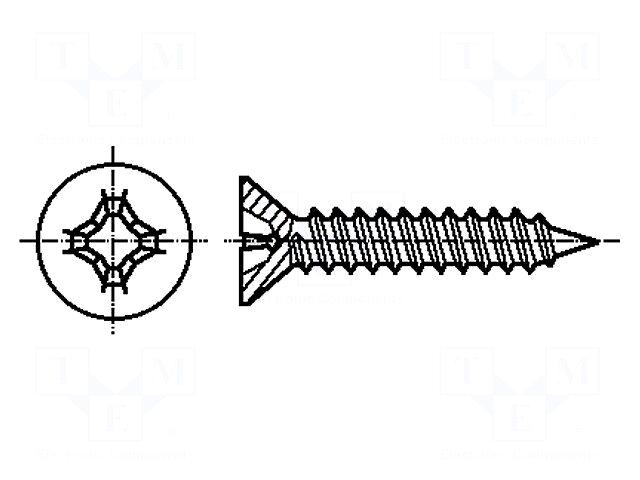KRAFTBERG Screw | 3.9x25 |