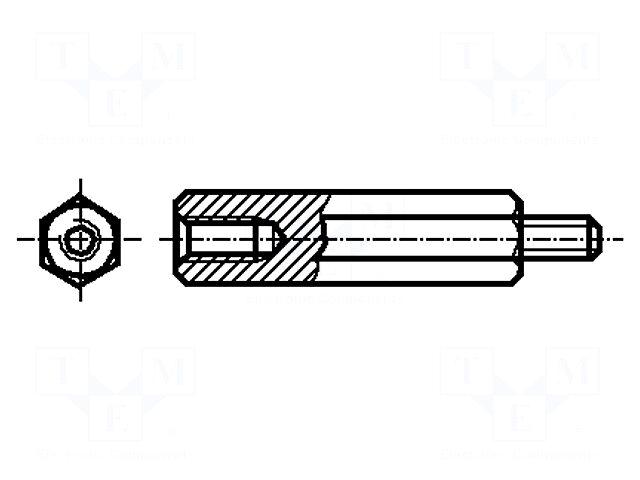 DREMEC Screwed spacer sleeve | 29mm