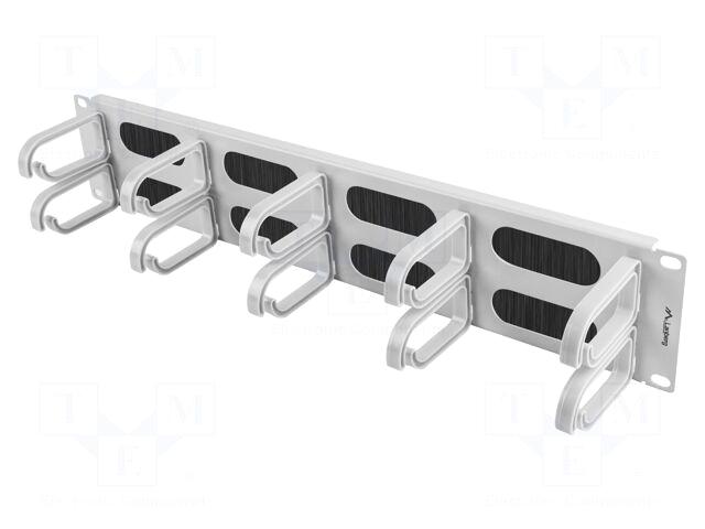 LANBERG Cable organizer | 2U |