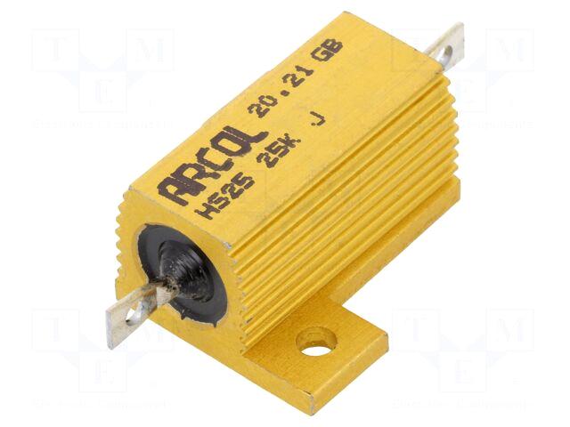 ARCOL/OHMITE Resistor: wire-wound | 25kΩ |