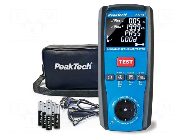 PEAKTECH Meter: safety analyzer | LCD