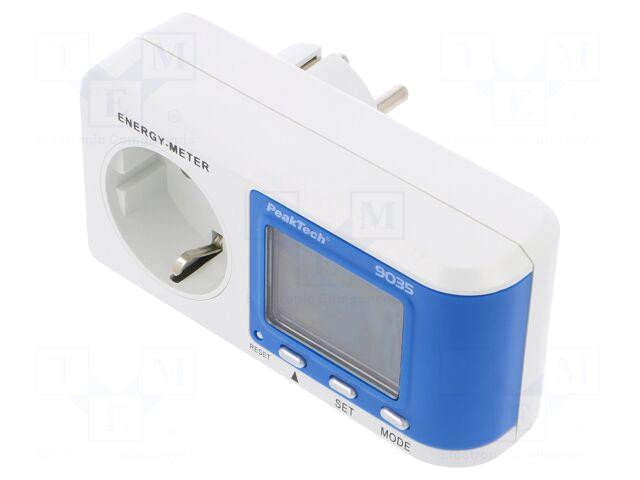 PEAKTECH Electric energy meter | 16A