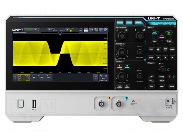 UNI-T Oscilloscope: digital | Ch: 2