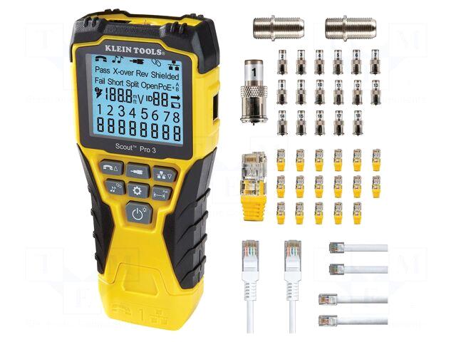 Klein Tools Tester: LAN network analyzer