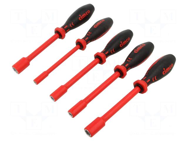 CIMCO Screwdriver: insulated-set | 6-angles socket