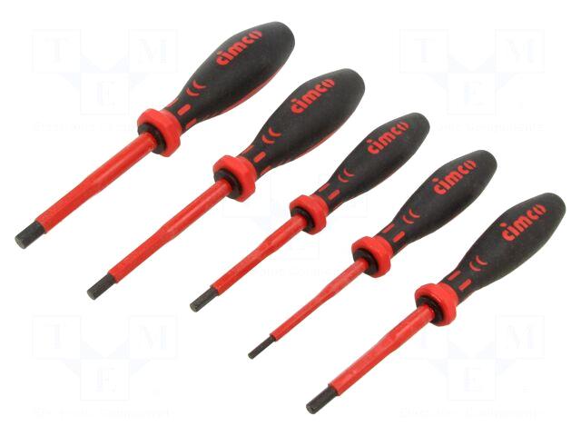 CIMCO Screwdriver: insulated-set | hex key