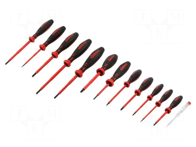 CIMCO Screwdriver: insulated-set | Phillips,Pozidriv®