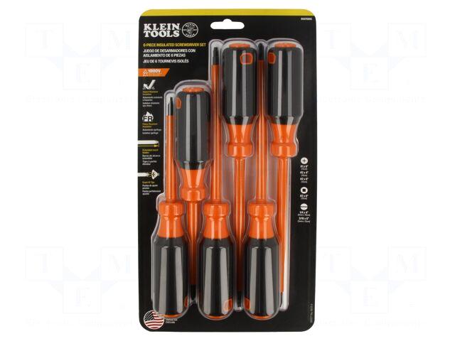 Klein Tools Screwdriver: insulated-set | square