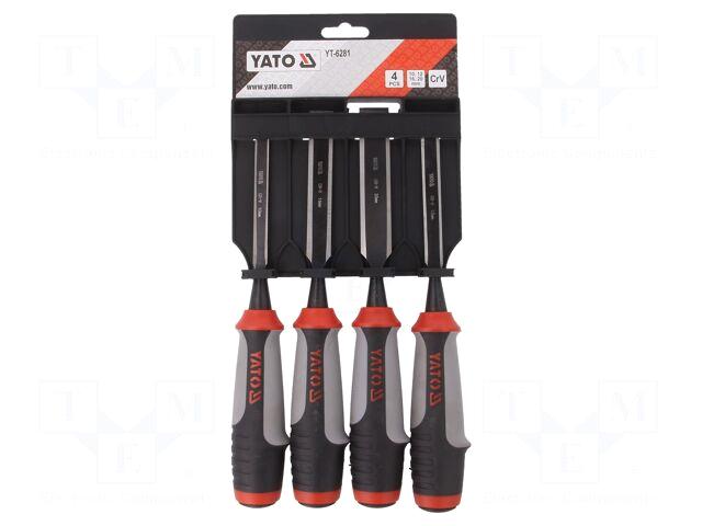 YATO Kit: chisels | 4pcs |