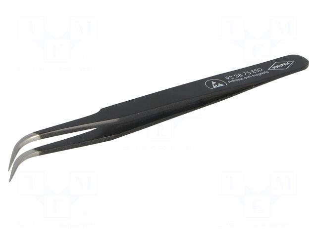 KNIPEX Tweezers: curved | 120mm |